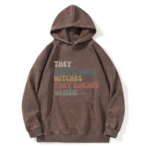 Sudadera con capucha de gran tamaño personalizada al por mayor de fábrica, ropa de calle de lavado ácido Vintage para hombre, sudaderas con capucha en blanco de peso pesado, fabricante - Product Image 1