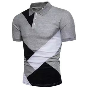 Polo de golf imprimé mode unisexe haute qualité chemises en coton blanc uni pour hommes nouveau design - Product Image 3