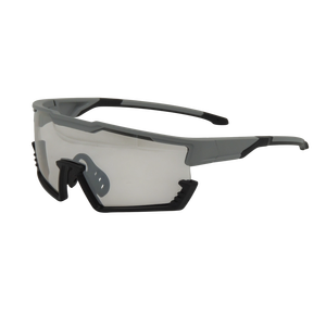 Gafas de Sol Deportivas con Montura Completa de PC Moldeada por Inyección, Color Gris, con Protección UV y Lentes No Polarizadas - Product Image 1