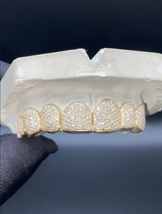 Custom Iced Out Diamond Grillz for Hip Hop Fashion Premium Quality for Parties and Photoshoots for Gifts and Engagements - Product Image 3