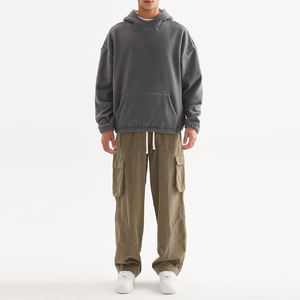 Sudaderas con capucha Hombres Polar Fleece 300GSM 100% Poliéster Fleece Custom Blank Oversized Polar Fleece Hoodies - Product Image 1