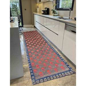 Tapis imprimé motif grenade : Bohème, Doux, Couloir, Luxe, Marron, Entrée, Tapis en chenille - Product Image 3