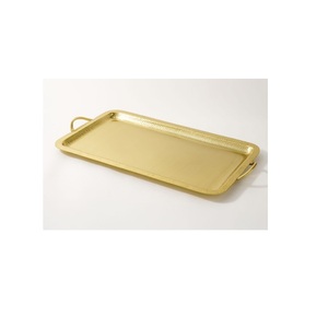 Bandeja de metal de primera calidad para servir chocolates con patrones florales en relieve, ideal para regalos de inauguración de la casa u ocasiones especiales - Product Image 3
