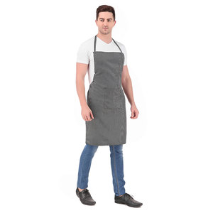 Delantal de camarero de cintura larga con múltiples bolsillos para un servicio eficiente Delantal de camarero de mezcla de algodón - Product Image 5