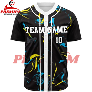 Hot Selling <b>Baseball</b> Jersey For Adults Made With High Quality Breathable Fabric OEM Serviced Customized Wholesale High Quality - Product Image 5