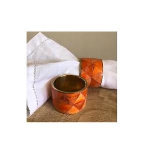 Anneau de serviette en incrustation d'os de couleur personnalisable Vaisselle attrayante à bon prix pour les cadeaux Décoration de table à manger pour la maison et l'hôtel - Product Image 6