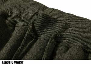 Pantalones cortos de secado rápido para hombre, 100% algodón, cintura elástica, gimnasio, entrenamiento, malla atlética, Joggers, correr, Fitness - Product Image 5