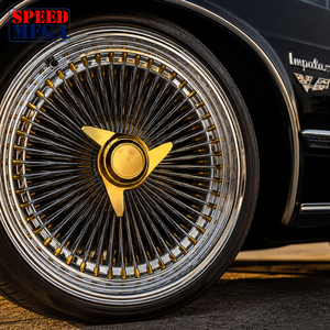 Custom 72 Spoke Classic Center <b>Lock</b> Chrome Wire <b>Wheels</b> for Vintage British Sports Cars OEM ODM premium forged <b>wheels</b> - Product Image 6