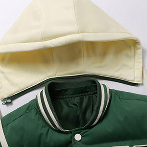 Veste d'hiver réversible pour hommes capuche amovible Camouflage motifs de dessins animés broderie personnalisée Logo imperméable Street Wear - Product Image 5