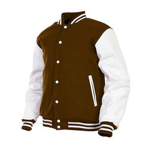 Chaquetas universitarias Versity para hombre-Chaquetas universitarias en blanco de manga larga con logotipo personalizado de nueva moda - Product Image 2
