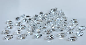 Topacio blanco natural Marquesa 2x4mm facetado-Topacio blanco de alta calidad Suelto - Product Image 4