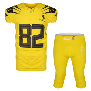 Uniforme de football américain de l'équipe blanche et verte à séchage rapide de concepteur personnalisé maillot de football américain de retour de jeunesse - Product Image 5