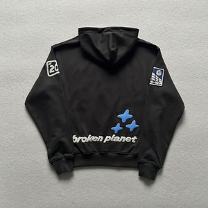 Algodón Poliéster Secado rápido Hombres Puff Impresión Sudaderas con capucha Manga larga Hombres Puff Impresión Sudaderas con capucha - Product Image 2