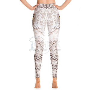 Leggings de fitness sans couture pour femmes de haute qualité, en Spandex/Polyester, antibactériens, légers, tricotés sur mesure, pour le sport - Product Image 6