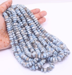 Cuentas de Ópalo Boulder de Forma Redonda y Suave en Varios Colores, 7-9 mm, Calidad AAA para la Fabricación de Joyas, Provenientes de Rajastán - Product Image 1