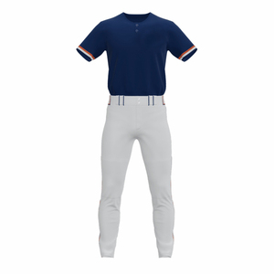 Uniforme de Béisbol Personalizado de Alta Calidad con Botones Completos, Conjunto Combinado de Secado Rápido, Transpirable, Reciclable, Unisex, OEM ODM - Product Image 3