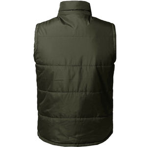Gilet bouffant pour hommes Gilet sans manches épais et solide avec fermeture à glissière Gilet en duvet pour hommes Gilets en polyester pour hommes - Product Image 2