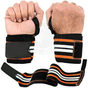 Muñequera elástica ajustable, vendajes para fitness, soporte transpirable para levantamiento de pesas y powerlifting, logotipo personalizado - Product Image 2