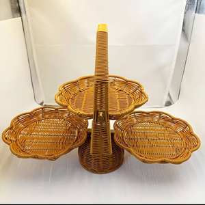 ตะกร้าสานพับได้สองชั้นสามชั้นสำหรับใส่ผลไม้ในครัวเรือน - Product Image 4