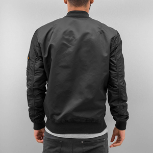 Unisex Plain <b>Stand</b> Collar Bomber Jacket Blank Wholesale Price Plus Size Direct Factory Made OEM Service Polyester Jacket - Product Image 6