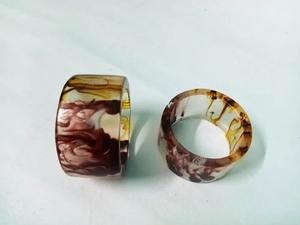 Nouvel Anneau de Serviette en Bois et Résine, Porte-Anneau de Serviette pour la Décoration de Table, Fabricant d'Anneaux de Serviette en Résine, Exportation d'Inde - Product Image 5