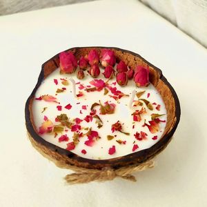 Hot 2025 Eco Decor Candle | Glossy Handmade Coconut Shell Design Holiday Gifting Essential with Sustainable <b>Charm</b> <b>Christmas</b> Gift - Product Image 1