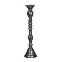 Bougeoir en aluminium d'aspect moderne Bougeoir au design étonnant avec finition argentée Support pour bougie T Light à vendre à bas prix