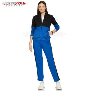 <b>Women</b> Polyester Tracksuit Two Piece Set <b>For</b> Running, Fitness, Jogging, And <b>Travel</b> Stylish <b>Women</b> Polyester Tracksuit - Product Image 6