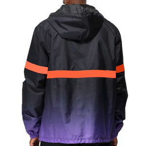 OEM Custom Pullover Half Zip Windbreaker <b>Canvas</b> <b>Jacket</b> Waterproof Breathable Eco-Friendly Winter Closure Zipper Customizable - Product Image 3