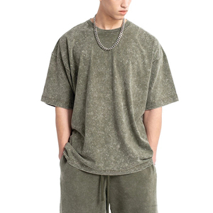 เสื้อยืดกราฟิกลายกรดสำหรับผู้ชาย ผ้าฝ้าย 100% ทรงโอเวอร์ไซส์ สไตล์สตรีท บริการ OEM ขายส่ง - Product Image 2