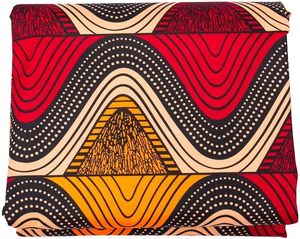 Estampado de cera Africana Accra y tela de algodón Ankara para prendas tradicionales Ropa elegante y accesorios de moda únicos - Product Image 1