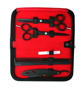 Kit de peluquería con peine y clip, herramientas de salón profesional de acero inoxidable, Color personalizado, la mejor calidad - Product Image 1
