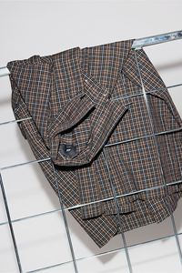 เสื้อคอตตอนสำหรับผู้ชาย,เสื้อลำลองผ้าฝ้าย100% ลายตารางคุณภาพสูงแบบระบายอากาศได้ดี - Product Image 5