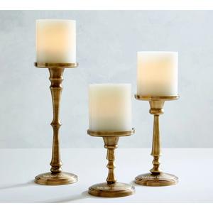 Nouveau support de pilier de bougie en métal décoratif enduit noir pour la maison et le mariage éclairage de table décor pilier de bougie - Product Image 3