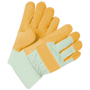 ถุงมือนิรภัยหนังวัวเสริมความแข็งแรงทนทานถุงมือนิรภัยแบบแยกนุ่มทนทานต่อการขัดถูจากแคนาดาใส่สบาย - Product Image 4