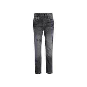Utilidad Casual Formal Denim Jeans Espacio-Cintura media alta Estilo recto Color oscuro claro Efectos lavados para el verano Invierno ODM - Product Image 1