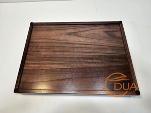 Plateau de service rectangulaire en bois fait main avec poignées pour servir des boissons ou des aliments - Product Image 5