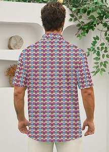 Polos para hombre, Polo de tela de punto transpirable, Polo estampado Anti-Pilling 100 por ciento de algodón, Polo de talla grande para hombre - Product Image 3