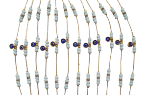 DAFNI – Bracelets en macramé faits main de style bohème variés avec perles œil porte-bonheur – Cadeaux promotionnels originaux - Product Image 6