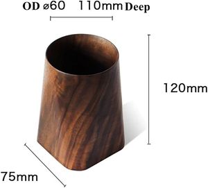 Durable Wholesale Piece Black Walnut Pencil Wood Pen Holder Wooden <b>Desktop</b> Cup Office Supplies <b>Organizer</b> Caddy Stand - Product Image 3
