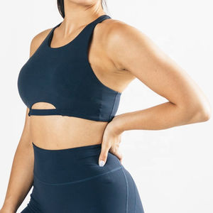 Premium Stylish Women Breathable Gym Clothing High Windproof Backless Crop Sports Bra Beautiful Workout Yoga Spandex Nylon - Product Image 1