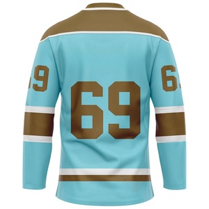 Camiseta de hockey sobre hielo personalizada 100% poliéster ecológico transpirable - Product Image 6