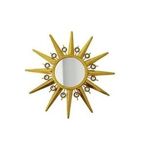 Cadre photo mural en aluminium de forme carrée plaqué laiton antique et panneau MDF pour décoration murale - Product Image 2