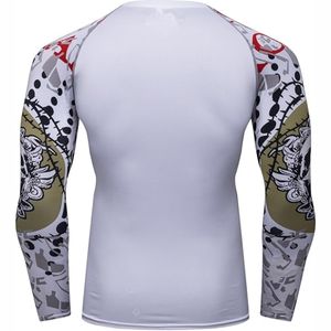 Rash Guard pour homme Bjj Rash Guard à manches longues Rash Guard Jiu Jitsu - Product Image 3