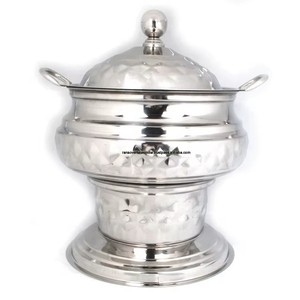 Meilleures ventes de plats chauds traditionnels en acier inoxydable, finition argentée, pour événements commerciaux, buffet, maintien au chaud des aliments - Product Image 6