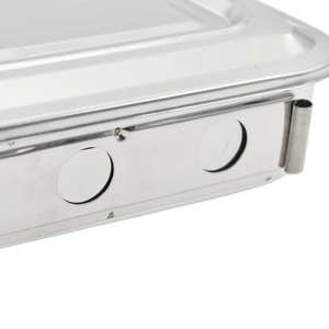 Utensilios Caja de esterilización de Instrumentos dentales de acero inoxidable con cubierta Instrumentos quirúrgicos Holloware Caja Holloware aprobada - Product Image 5