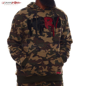 ชุดวอร์มสำหรับผู้ชายตกแต่งด้วยพลอยเทียมคอตั้งและกางเกงวิ่งสไตล์ลำลอง - Product Image 2