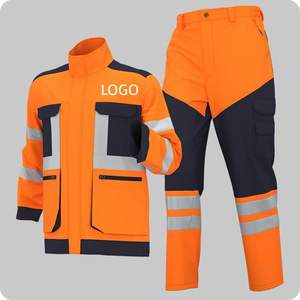 Vêtements de travail d'été haute visibilité avec logo personnalisé, certifiés CE et EN, fabriqués en polyester imperméable, réfléchissants et fluorescents, unisexe - Product Image 3