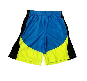 Pantalones cortos de gimnasio para hombre de alta calidad al por mayor de calidad superior pantalones de fitness de patrón sólido pantalones cortos de malla lisos de talla grande logotipo personalizado - Product Image 2