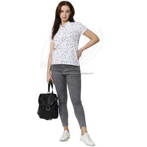 Ropa deportiva transpirable informal de alta calidad 100% algodón hecho en Pakistán, el mejor precio y calidad, Polo para mujer a la venta - Product Image 6